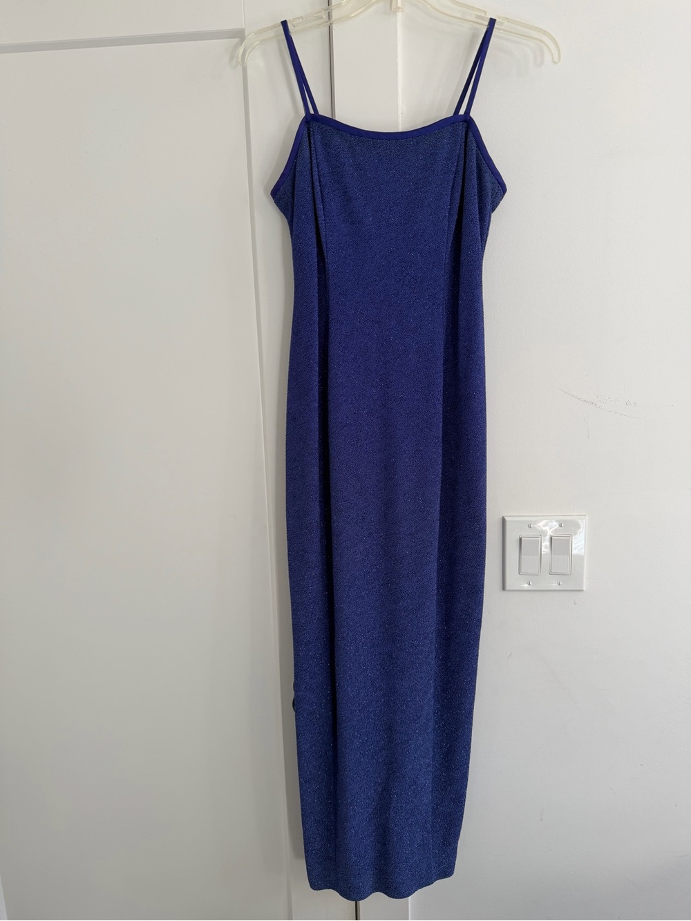 Vintage Y2K Glitter Spaghetti Strap Dress